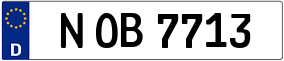 Truck License Plate